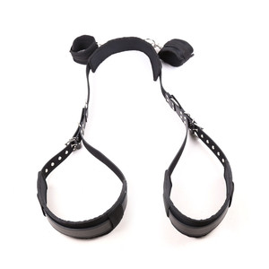 Kits de bondage BDSM, attaches en cuir <span class=keywords><strong>pour</strong></span> les jambes, poignets et cuisses, avec menottes réglables, bandeau <span class=keywords><strong>pour</strong></span> les yeux, jouet sexuel <span class=keywords><strong>pour</strong></span> adultes <span class=keywords><strong>pour</strong></span> <span class=keywords><strong>couple</strong></span> - Product Image 5