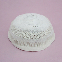 Gorro Kufi Musulmán Turco de Algodón Tejido a Máquina al por Mayor de Fábrica, Gorro Kofia, Gorro Elástico de Algodón Tupi, Gorro de Calavera Musulmán Topi Takke
