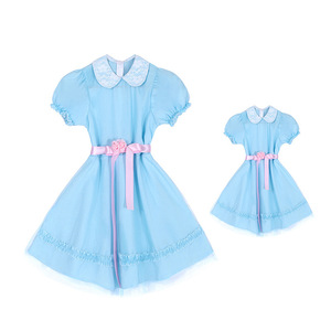 <span class=keywords><strong>Film</strong></span> d'horreur les filles jumelles brillantes Cosplay robe bleue Costume enfant Halloween - Product Image 2
