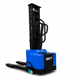 รถยกไฟฟ้าแบบเดินตาม CLD05-XN-J 500 กก. ระบบขับเคลื่อนดีซี เบรกแม่เหล็กไฟฟ้า ได้รับการรับรองมาตรฐาน CE รถยกแนวตั้งสำหรับคลังสินค้า - Product Image 2