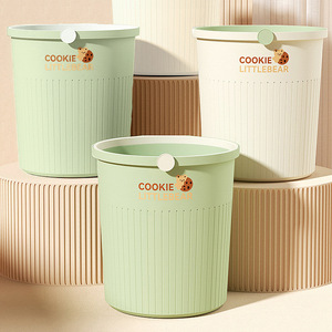 Cubo de Basura Cilíndrico Cookie Littlebear 380g para Uso en Interiores del Hogar - Product Image 4
