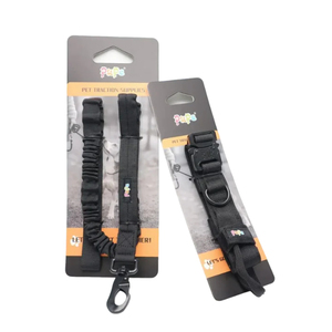 ชุดสายจูงและปลอกคอสุนัขแบบยืดหดได้ PUPE ทนทาน หรูหรา เรียบง่าย ผลิตจากวัสดุโพลีเอสเตอร์/ไนลอนพิมพ์ลายที่เป็นมิตรต่อสิ่งแวดล้อม - Product Image 5