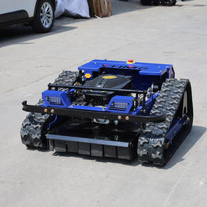 เครื่องตัดหญ้าแบบรีโมทคอนโทรล ใช้เครื่องยนต์เบนซินขนาดเล็ก 125 ซีซี สำหรับงานอุตสาหกรรม ขายดี - Product Image 1