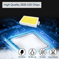 Plafonnier LED encastré rond/carré 3w 4w 6w 9w 12w 15w 18W 25w LED Plafonnier encastré AC85-265V