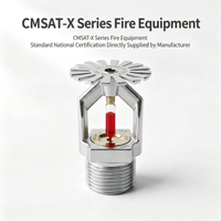 Tête de sprinkler verticale K161 CMSAT-X à 68 degrés pour système de protection incendie des entrepôts