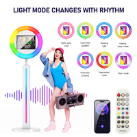 Photomaton portable de haute qualité 2025 avec anneau lumineux LED couleur pour iPad 12,9 pouces à installer