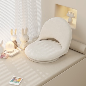 Fauteuil de bureau ergonomique Lazyman pour gaming et course, inclinable, en cuir traditionnel, base en acier, facile à nettoyer, dossier pliable style tatami - Product Image 3