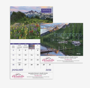 โลโก้แบบกำหนดเอง แรงบันดาลใจด้านการโฆษณา สำหรับปฏิทินชีวิต ปี 2026 แบบเย็บเข้าเล่ม 12 เดือน ของขวัญส่งเสริมการขาย ขายส่งสำหรับธุรกิจ - Product Image 6