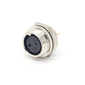 RP-GX16 ters RP GX16 geri konektörü RP-GX16-2 RP-GX16-2p erkek fiş IP55 havacılık 16MM 2 P 2Pin 2 Pin DIN - Product Image 4