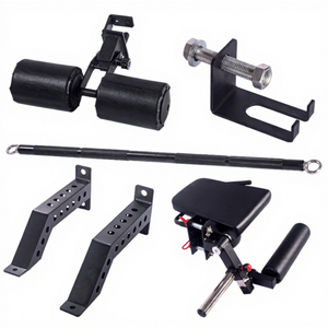 Ensemble d'accessoires pour Smith <span class=keywords><strong>Machine</strong></span> et Power Rack - Matériel en fer réglable et robuste pour équipement de gym - Product Image 4