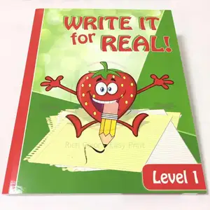 students kids learning writing exercise book perfect binding book printing