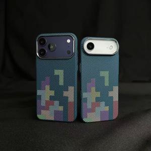Custodia per iPhone 15 16 17 PROMAX antiurto con anello magnetico e design a <span class=keywords><strong>Tetris</strong></span>, alla moda e di tendenza, per fotocamera, ideale per il commercio transfrontaliero - Product Image 6
