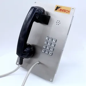 不锈钢防爆公共紧急电话冲洗安装坚固的电话