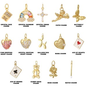 Colgantes de acero inoxidable chapados en oro de alta calidad, nuevos accesorios de moda DIY para collar infantil, pulseras tobilleras - Product Image 6