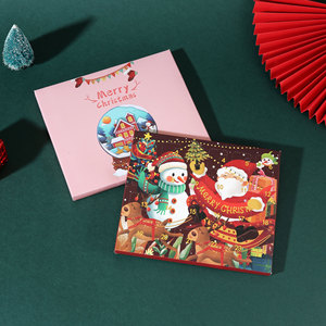 Nueva Navidad DIY joyería caja ciega cuenta regresiva <span class=keywords><strong>calendario</strong></span> <span class=keywords><strong>Adviento</strong></span> DIY pulsera collar caja de regalo - Product Image 4