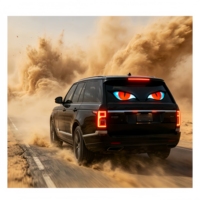 Pegatina para Coche con Ojo Turco, Modo de Control de Luz Inteligente y Modo de Sincronización Musical. Afasta la energía negativa. Protege tu coche y a tu familia