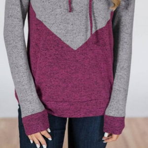 เสื้อฮู้ดดี้ลำลองผู้หญิงแบบสั่งทำพิเศษ OEM ทรงยาว พิมพ์ลายบล็อกสี ปักลาย ดีไซน์สำหรับผู้ใหญ่ ผ้าฝ้าย 100% ไซส์ใหญ่ - Product Image 3