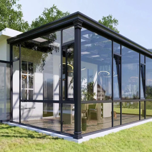 Extension de maison Yuantai, toit en pente, véranda en verre imperméable, jardin, aluminium préfabriqué, balcon, véranda, montage facile, utilisation hôtelière - Product Image 4