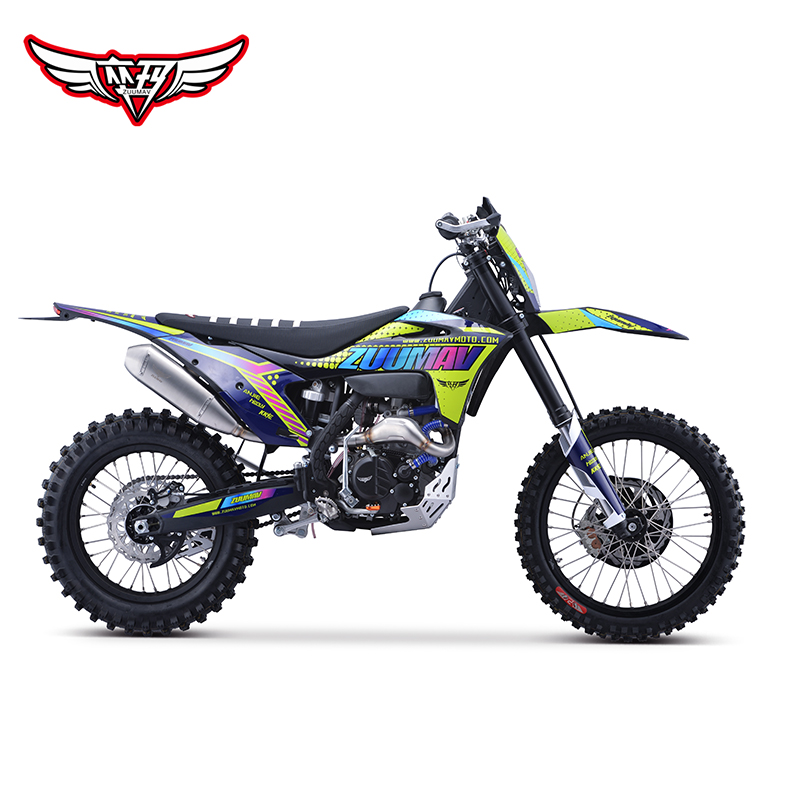 Мотоцикл Zuumav Enduro 2023: 80 км/ч, 4-тактный, электро- и кик-старт