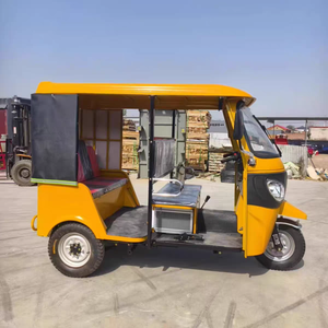 Bajaj Driewielige Vracht Driewieler Met 200cc Motor Benzine Open Lichaam 5 Passagiers - Product Image 5