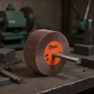 Ttake Abrasive Cloth Flap <b>Wheel</b> 20x15 Mm 3 Mm Shaft 180 Grit For Metal <b>Grinding</b> - Product Image 3