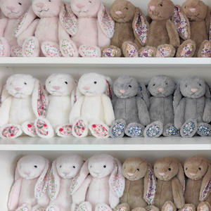 Shy <span class=keywords><strong>Bonnie</strong></span> Conejo de orejas largas Internet Celebrity Juguete de <span class=keywords><strong>peluche</strong></span> suave Compañero Felpa súper suave con relleno de PP - Product Image 3