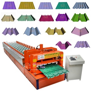 Liming hochwertige Blechwand-Glasierte Fliesenherstellungsmaschine Dachplatte gebrauchte Rolleformer - Product Image 1
