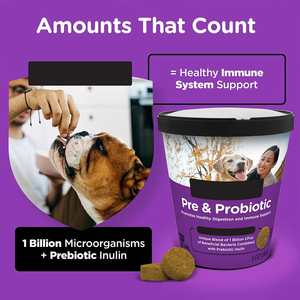 120 Granuli di Vitamine per Cuccioli ad Assorbimento Rapido, Supporto Immunitario per Cani, Salute Digestiva, Sollievo dal Disagio Stomacale, Integratori per Animali Domestici - Product Image 4