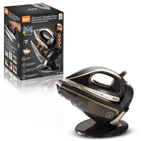 Fer à vapeur RAF 2200W avec semelle en céramique, vapeur verticale, verrou de sécurité, boucle, vapeur continue R.1356, appareil d'entretien des vêtements, usage domestique