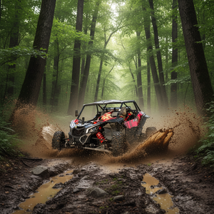 Mini SSV tout-terrain professionnel à gaz 2 places pour 1500cc 4x4 avec fonctionnalités premium de montée en pente et tout-terrain - Product Image 1