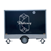 Remorque personnalisée, camion d'aliments, chariot de nourriture mobile, café de rue en plein air, avec cuisine, livraison gratuite