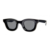 RHUED Fashion Brand 2023 Lunettes de soleil personnalisées à la main avec design biseauté Lunettes de soleil à monture en acétate ronde et épaisse avec logo