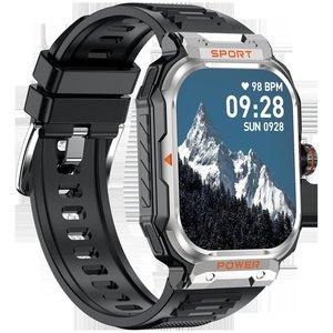 Montre connectée 2 en 1 avec écouteurs TWS, écran HD de 2,01 pouces, paiement NFC, moniteur de fréquence cardiaque, montre de sport - Product Image 4