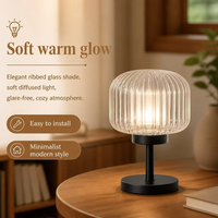 Pantalla de Lámpara de Vidrio con Efecto Ahumado, Estilo Nórdico, para Lámpara de Mesa, Personalización Original de Fábrica