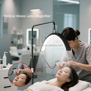 Lámpara Moderna para el Cuidado Facial <span class=keywords><strong>de</strong></span> la Piel, Lámpara <span class=keywords><strong>de</strong></span> Belleza con Intensidad Regulable, Lupa, Anillo <span class=keywords><strong>de</strong></span> Luz <span class=keywords><strong>de</strong></span> Estudio, Luz <span class=keywords><strong>de</strong></span> Trabajo para Uñas, Cejas y Tatuajes - Product Image 5