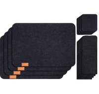 1 pièce tapis de Table de luxe, en plastique, vinyle tissé, feutre, Dropshipping, or, argent, marron, résistant à la chaleur