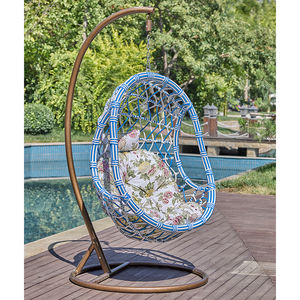 Hanging Garden Chairs Outdoor Indoor Swing Chair <strong>With</strong> Stand <strong>Base</strong> Bedroom Double Egg Leg Rest Contemporary Furniture <strong>Hammock</strong> - Product Image 5