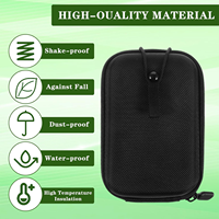 Étui universel étanche à coque rigide pour télémètre de golf, sac de transport antichoc pour télémètre avec clip de ceinture