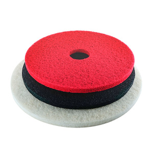 Haotian <b>Polishing</b> Pad 17 Inch 20 Inch Red Black White Non Abrasive For Angle Grinder Cleaning <b>Polishing</b> <b>Waxing</b> Floor - Product Image 1