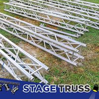 Estructura de Aluminio Plateado con Certificación TUV, 290x290mm, con Capacidad de Carga de 500kg, para Luces de Escenario DJ y Exhibiciones de Eventos