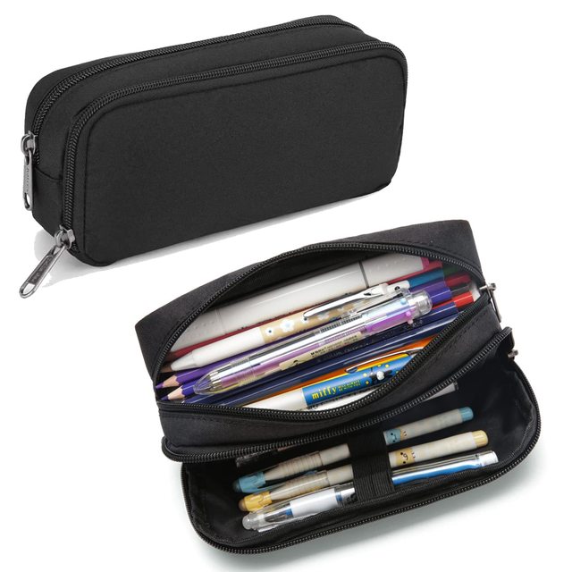 Gelory Latest Hot Sale Durable Aesthetic Large Capacity Waterproof Oxford Fabric Stationery Organizer Multiple Pencil Case