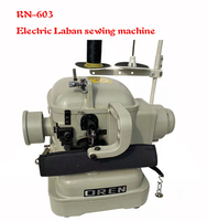 Nouvelle machine à coudre industrielle programmable à point noué RN-603 pour la découpe des bords des bottes de neige et des bottes en fourrure pour femmes à usage domestique