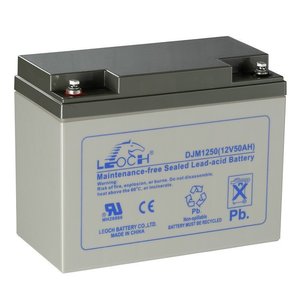 Batería RiShi DJM1250 12v 50Ah VRLA para bicicletas eléctricas, scooters y almacenamiento de energía solar - Product Image 3