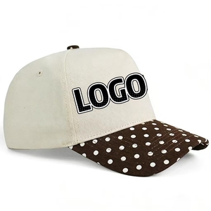 Gorras de Béisbol Personalizadas Premium con Estampado de Puntos, 100% Algodón, Estilo Casual, Gorras de Béisbol de Alta Calidad de 5 Paneles - Product Image 2