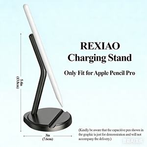 Support de charge magnétique sans fil 2 en 1 et support à rainure pour iPad <span class=keywords><strong>Pencil</strong></span> Pro 4e génération, charge parfaite, <span class=keywords><strong>rangement</strong></span> et support de bureau - Product Image 2