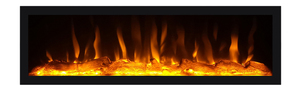 Chimenea Eléctrica Decorativa Moderna Integrada Longhua Flame de 40 Pulgadas Sin Calefactor - Product Image 4