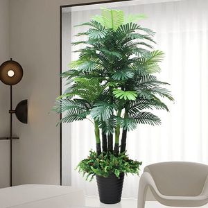 Cây Xanh trần trong nhà ngoài trời trang trí cây giả chậu lớn nhựa lớn dài Bonsai bán buôn cây nhân tạo - Product Image 2