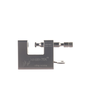 Cadenas à glissière rectangulaire durci, corps en acier solide de 84mm, cadenas à volet, serrure de conteneur d'expédition - Product Image 2