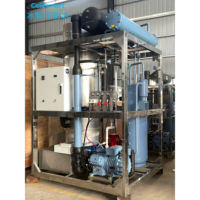 Machine à glace industrielle Coldsmart à tubes creux 1000 kg/jour, 22mm 29mm 35mm, 220V 380V R404A pour boissons fraîches