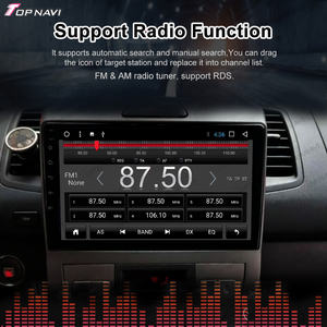 TOPNAVI Autoradio Single Din 9 pouces avec lecteur DVD Carplay pour tableau de bord et tuner autoradio Android avec télécommande - Product Image 3